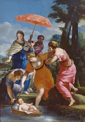 Moses aus dem Wasser gerettet, um 1655-57